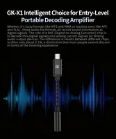 Adaptateur DAC AMP GK X1 HIFI pour écouteurs, transmission sans perte, Type-C vers 3,5 mm, amplificateur à puce, décodage PCM 192 kHz, câble adaptateur audio