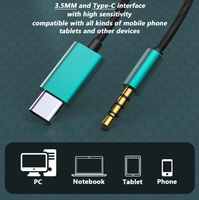 Earphone In-Ear Berkabel Universal 3.5mm Tipe C dengan Suara HiFi dan Mikrofon HD untuk Gaming dan Handsfree Peredam Kebisingan