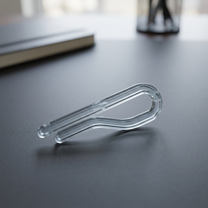 AA0158 Clip en plastique pour vêtements |   Clip à vêtements en plastique transparent en forme de U pour maintenir les vêtements, utilisation pratique - Product Image 2