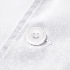 <span class=keywords><strong>Camice</strong></span> Medico Estivo a Maniche Corte Bianco con Logo OEM ULTAC, Design Unisex, Giacca Lunga per Studenti di Medicina e Laboratorio - Product Image 5
