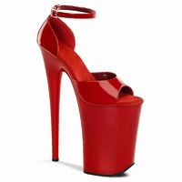 Grandes chaussures de pole dance COS 20 cm à talons très hauts, sexy, pour boîte de nuit, sandales à bout ouvert pour strip-teaseuse, vêtements de danse, plateforme exotique, pour le quotidien
