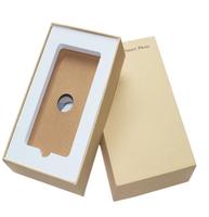 Boîtes rigides en carton gris avec fermeture magnétique, emballage de luxe pour étuis de téléphone portable en matériaux recyclés haut de gamme avec logo personnalisé