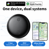 Traceur BLE certifié MFi pour Apple Find My et Google Find My Device, étiquette intelligente étanche à double système