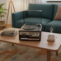 Reproductor de Discos de Vinilo Multifuncional Dosound/OEM, Edición Limitada, con Reproductor de CD, Cinta, Memoria USB y Función de Grabación, Todo en Uno