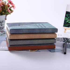 Leather Cover A5 Spiral Bound Notepad with Card Slots | Gift Edition Office Stationery-in Stock Wholesale - Product Image 2