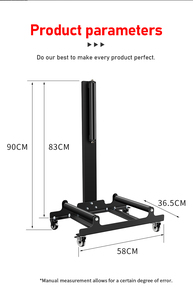 Présentoir mobile de roue de voiture en acier roulant pour outils de nettoyage de voiture <span class=keywords><strong>Garage</strong></span> Atelier - Product Image 2