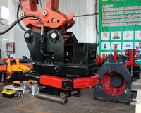 Rotateur inclinable Shenglun SLN pour excavatrice 5-6 tonnes, unité rotative à fonction personnalisée, configuration de rotation, grappin, griffe, attache rapide