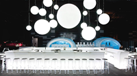Barre lumineuse LED 110 cm rechargeable 16 couleurs, à pression, pour KTV, restaurant, vente en gros, batterie intégrée