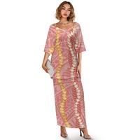 Ensemble deux pièces pour femme sur mesure (MTO) avec haut à manches courtes et col en V, imprimé personnalisé, et bas assorti à motif hawaïen