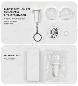 Mini bâton lumineux Bangtan Boys, porte-clés LED en acrylique réglable changeant de couleur, pendentif qui brille dans le noir, thème anime, soirées Kpop - Product Image 4