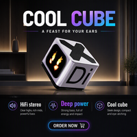 Nouveau pour haut-parleur 2.0, subwoofer RGB 15W, haut volume, sans fil, portable, mini haut-parleur extérieur pour utilisation en voiture