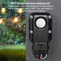 Nouveau détecteur de mouvement PIR étanche IP67 6-24V, portée de détection 8m, angle de détection 120° réglable, temporisation, détecteur infrarouge humain