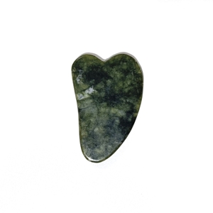 Xiuyan <b>Jade</b> Scraping Board Face Massage tools Serpentine Green Stone Nephrite Green guasha for face - Product Image 3