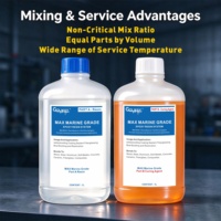 Kit de résine époxy pour l'utilisation de l'acier dans la fabrication
