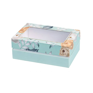 Bán buôn Tùy chỉnh màu sắc cao cấp các tông Hộp quà tặng có thể tái chế nắp và cơ sở may mặc bao bì hộp với cửa sổ rõ ràng - Product Image 3