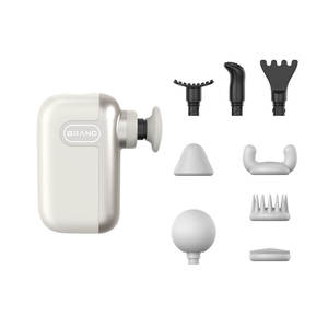 Pistolet de massage sans fil Healthpal Mini Portable Puissant 8 têtes 3 vitesses Massage musculaire par percussion des tissus profonds Soulagement de la douleur dorsale - Product Image 3