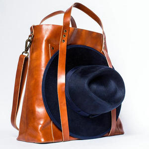 Brand new borsa Da Spiaggia In Pelle Tote Borsa Dispone di Cinghie Per Tenere Cappello - Product Image 2