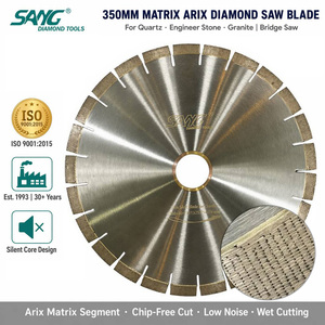 Disco de Corte SANG de 14 Pulgadas (350 mm) con Segmentos de Diamante Arix para Piedra Artificial, Piedra de Ingeniería, Granito y Cuarzo - Product Image 1