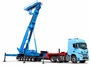 Plateforme élévatrice hydraulique montée sur camion Huaying Machinery avec flèche télescopique pour travaux en hauteur - Product Image 1