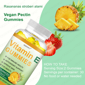 Suplemento OEM 1000 Gomitas de vitamina E para blanquear la piel Gomitas con infusión de colágeno para adultos - Product Image 4