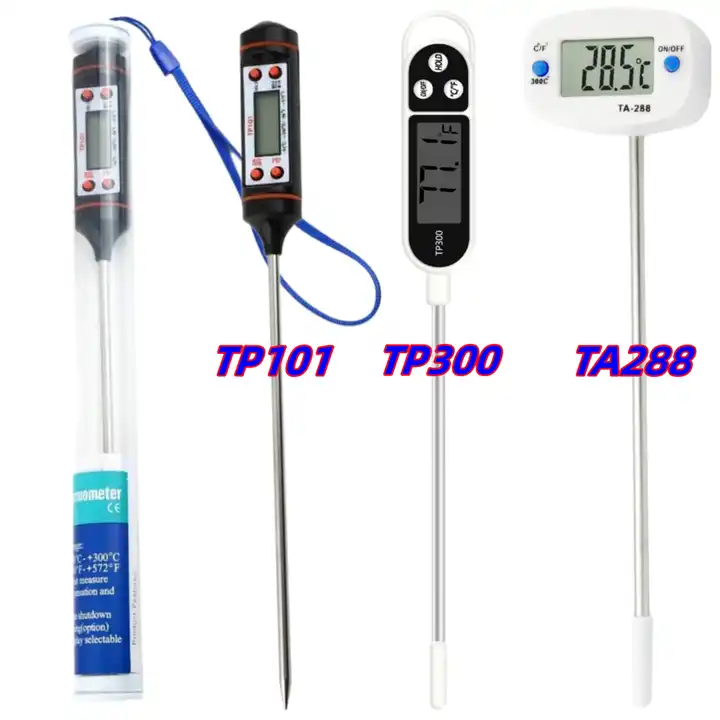 Electronic Digital Meat Food Thermometer Cooking Food Kitchen BBQ Probe  Water Milk Oil Liquid Oven Thermometers Digital TP300