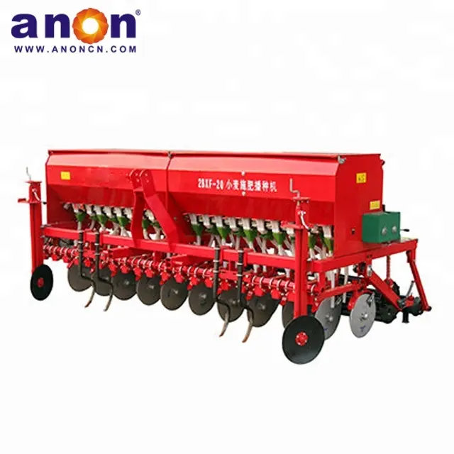 ANON 20 rows القمح الأرز بزار البذور ماكينة سماد متعددة الأغراض ماكينة زراعة البذور