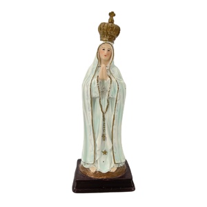 Vente en gros de statue vierge marie en polyrésine et modèle d'église religieuse et de décoration intérieure ornement et cadeau pour les fans de Maria - Product Image 5