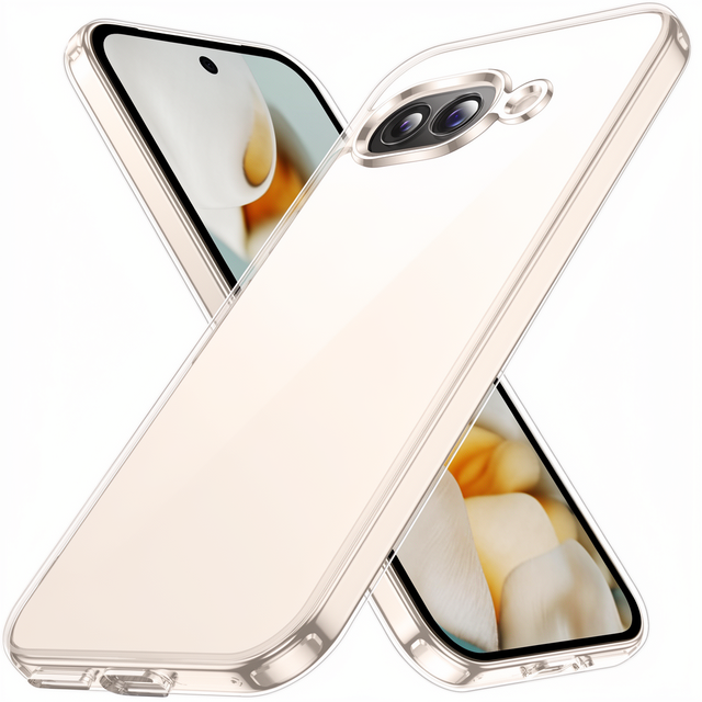 3LaB Slim Fingerprint-Resistant Mobile Phone Cover Strap Hole Clear Anti-Yellowing Shockproof Case Google Pixel 9a