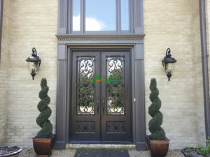 <span class=keywords><strong>Porte</strong></span> en fer forgé européen haut <span class=keywords><strong>de</strong></span> gamme, robuste, avec contrôle <span class=keywords><strong>d</strong></span>'accès intelligent, anti-effraction, pour <span class=keywords><strong>entrée</strong></span> principale <span class=keywords><strong>de</strong></span> villa, portail <span class=keywords><strong>de</strong></span> sécurité - Product Image 1