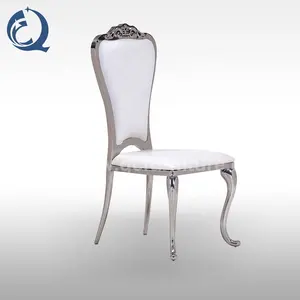 French design modern dining room velvet dining chairs stainless steel with armrest dining chair