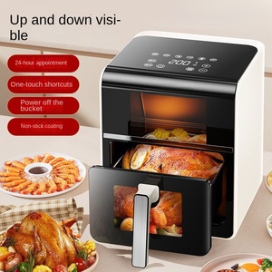 Freidora de Aire Profesional de Diseño Moderno de 5L con Ventana Visual, Control Digital, Temperatura Súper Caliente, Multifuncional y sin Aceite - Product Image 3