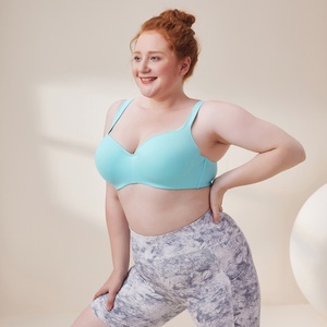 Sujetador Deportivo Sin Costuras para Mujer, Talla Grande, con Copas Completas y Efecto Push-Up, Antideslizante, Transpirable, con Soporte Lateral y de Acero - Product Image 4