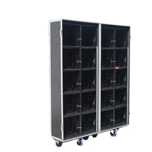 Estuche para mercancía con capacidad para 20 cajones de cubo de leche Estuche estilo ATA con ruedas Dolly - Product Image 1