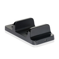 TP4-002 pour PS4/PS4 Pro/ Slim, Double station de charge, contrôleur de manette de jeu sans fil, Double poignée, chargeurs sans fil