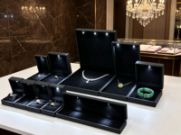 Boîte à bijoux LED en stock, boîte à colliers LED pour la vente au détail, boîtes à bijoux lumineuses LED en gros, boîtes à bijoux personnalisées avec logo, série complète de boîtes à bijoux en diamant