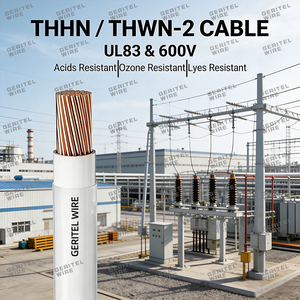 Haute conductivité 90 ° Fil THHN/THWN-2 humide/sec certifié UL83 pour projets industriels à grande échelle - Product Image 5