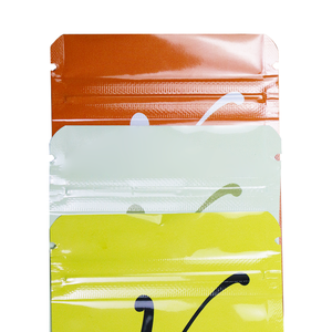 Kunden spezifische <span class=keywords><strong>3</strong></span>-seitige Dichtung <span class=keywords><strong>3</strong></span>, 5 7g 1 Unze Kunststoff-Reiß verschluss Geruchs sicherer Stand-Up-Beutel Lebensmittel lagerung Kleine Verpackung Mylar-Taschen - Product Image 4