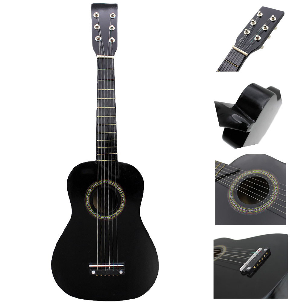 21 Pouces Guitare Enfant 6 Cordes Guitare avec Médiator pour Débutants