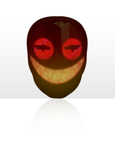 قناع هالوين مخيف مع التطبيق DIY قابل للبرمجة LED قناع لامع Led عرض هالوين قناع الوجه - Product Image 4