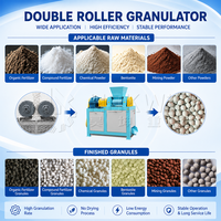 Granulateur par extrusion, équipement de granulation à sec, machine de granulation d'engrais pour NPK, sulfate de potassium, phosphate
