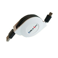 Cobre puro 2A 3A Carga rápida Tipo-A Micro Flat USB Cable PVC con camisa Teléfono Tablet Auricular Computadora Impresora Cámara
