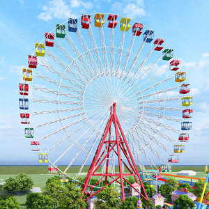 Precio de fábrica Atracción Feria Paseos Parque de atracciones Equipo Turismo Noria gigante para la venta - Product Image 5