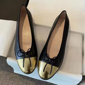 Luxury Designer Sneakers Women Genuine Leather Flat Ballet <b>Shoes</b> Casual <b>Bow</b> Plaid Slip-On Soft Comfortable Winter Autumn Summer - Product Image 6