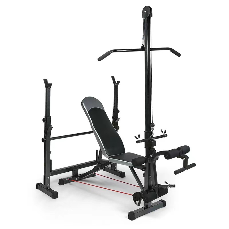Multi-Function Bench Press Weight Lifting Station – Professional Home Gym Fitness Equipment for Full Body Strength Training & Muscle Building - View 2