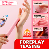 Vibrateur en silicone étanche rechargeable par USB, stimulateur de clitoris et de tétons, doux comme une brosse à maquillage, avec 10 modes, emballage silencieux