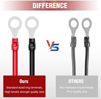 Kabel Ekstensi Konektor Harness 10AWG SAE 2 Pin Quick Disconnect ke Terminal O-Ring untuk Pengisi Daya Baterai