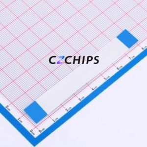 JS05A-20P-080-4-8 FFC Cable (Flexible Flat Cable) P=0.5mm Connector 20P 0.5mm 0.3mm Non-Inverting - Product Image 2