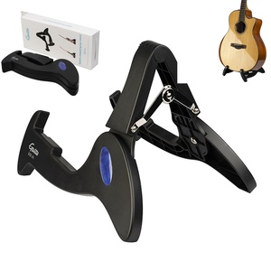 Xách tay cổ điển guitar điện đứng có thể gập lại Rack cho Ukulele bass nhạc cụ chủ Rack làm bằng Silicone và ABS - Product Image 2