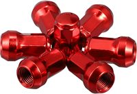 KAILUN Écrous antivol galvanisés en zinc pour moyeu de roue 17 hexagonaux 20 pièces 12*1.5/1.25 – Kit de sécurité pour modification automobile