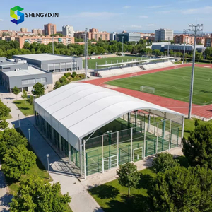 Tente <span class=keywords><strong>de</strong></span> sport extérieure économique en PVC double couche, abri robuste avec structure en alliage d'aluminium pour terrain <span class=keywords><strong>de</strong></span> basketball - Product Image 1
